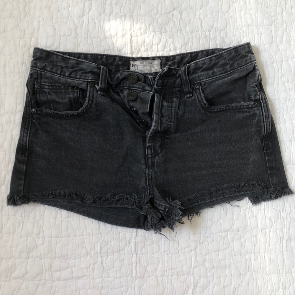 Free People Denim Shorts Size 26
